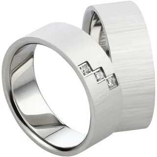 Mabro Partnerringe Verlobungsringe AB1010/1011 Edelstahl