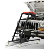 Vevor Topside Creepers mit 4 Drehbaren Rädern, 1219–1930 mm Höhenverstellbare Car Topside Engine Creeper Reparaturplatte für die Automatische Notfallreparatur und Flottenwartung Schwarz