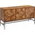 KADIMA DESIGN Massivholz Sideboard Sheesham, 123x70x45 cm, Industrial-Design, Stauraum