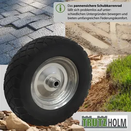 Trutzholm Schubkarrenrad 4,80/4,00-8 grau/schwarz