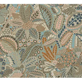 A.S. Création Cuba II Ethno Floral Jungle 0,53 m x 10 m grau 780255