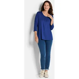 GOLDNER Viskose-Oberteil blau 50