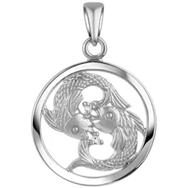 VIVANCE Sternzeichen Fische Weiß 925