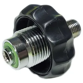 Metalsub Din 200/300 1/4 ́ ́ Bsp Steckverbinder - Black / Steel / Green - One Size