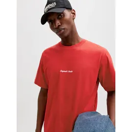 JACK & JONES JORNORREBRO EMB TEE rot L