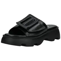 Gabor Damen Pantoletten, Frauen Slipper,Moderate Mehrweite (G),Gartenschuhe,Sommerschuhe,sommerclogs,Slides,schwarz (S.schwarz),40.5 EU
