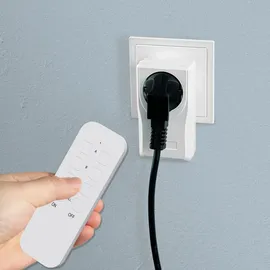 Unitec Funksteckdose 3 St. Weiß