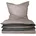 Feinbieber taupe/schwarz 155 x 220 cm 80 x 80 cm
