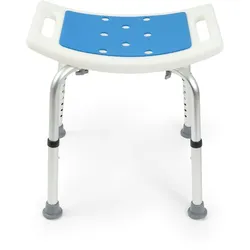 KARAT Duschhocker - höhenverstellbarer Badhocker 38 - 53 cm - belastbar bis 136 kg - Duschsitz rutschfest & stabil - Anti-Rutsch-Gummifüße Badsitz Badstuhl