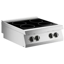 KBS Gastrotechnik KBS Glaskeramikherd elektro 4x 2,5 kW Tischgerät 800 x730 x320 mm 400 Volt