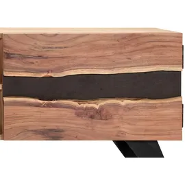 vidaXL TV-Schrank 140 x 30 x 45 cm Massivholz Akazie