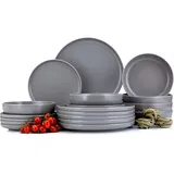 Konsimo Victo Tafelservice 18-tlg. grau