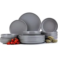 Konsimo Victo Tafelservice 18-tlg. grau