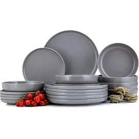 Konsimo Victo Tafelservice 18-tlg. grau