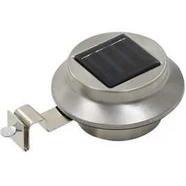 vidaXL Solarleuchte Edelstahl 12 cm 6er Set weiß