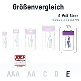 Ansmann Akku 9V 340 mAh 1 St.