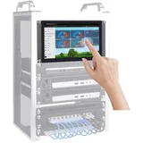 GeeekPi 9 Zoll 1280x720 LCD Touchscreen 3U Rackmount Monitor für DeskPi RackMate T0/T1/T2/T0 Plus/T1 Plus/TL1 Netzwerkschränke und 10-Zoll-Serverschrank