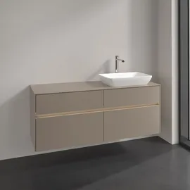 Villeroy & Boch Waschtischunterschrank 4 Auszüge 140 x 54,8 x 50 cm Taupe