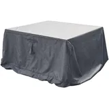 Hespéride Hambo Schutzhülle Für Tisch Quadratisch M 165 x 165 x 80 cm Grau