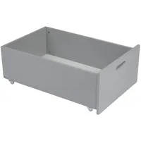 Waldin Schublade für 7in1 Babybett, Kinderbett, KEIN BETT, Grau