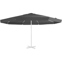vidaXL Ersatzbezug Polyester 500 cm Anthrazit