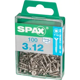 SPAX Holzschraube T10 T-Star plus Edelstahl A2 3,0 x 12 mm 100 Stück