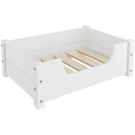 Erst-Holz Tierbett 60 x 40 cm weiß