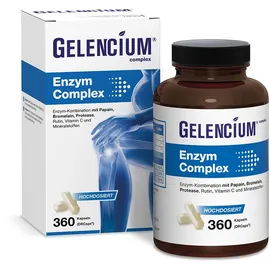 GELENCIUM Enzym Complex hochdosiert mit Bromelain 360 St.