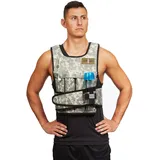 CROSS101 Verstellbare Gewichtsweste Camouflage Workout Gewichtsweste Training Fitness 9 kg