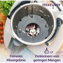 Mixcover Mixtopf Verkleinerung für Thermomix TM6 TM5 Edelstahl