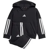 adidas Essentials Trainingsanzug Schwarz/Weiß 104