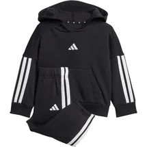 adidas Essentials Trainingsanzug Schwarz/Weiß 104