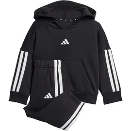 adidas Essentials Trainingsanzug Schwarz/Weiß 104