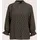 Madeleine Elegante Viskosebluse mit Grafik-Print Schwarz/Braun 38