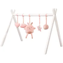 roba Baby Spielbogen Holz – roba Style Activity Gym ab 3 Monaten, rosa | Gr.: onesize