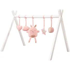 roba Baby Spielbogen Holz – roba Style Activity Gym ab 3 Monaten, rosa | Gr.: onesize