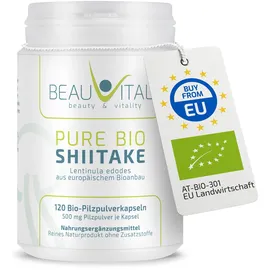 BEAUVITAL Pure Bio Shiitake Kapseln 120 St.