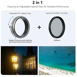 Freewell Filterset mit Gegenlichtblende (schwarz)