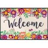 Wash+Dry Welcome Blooming 50 x 75 cm Lila/Mehrfarbig