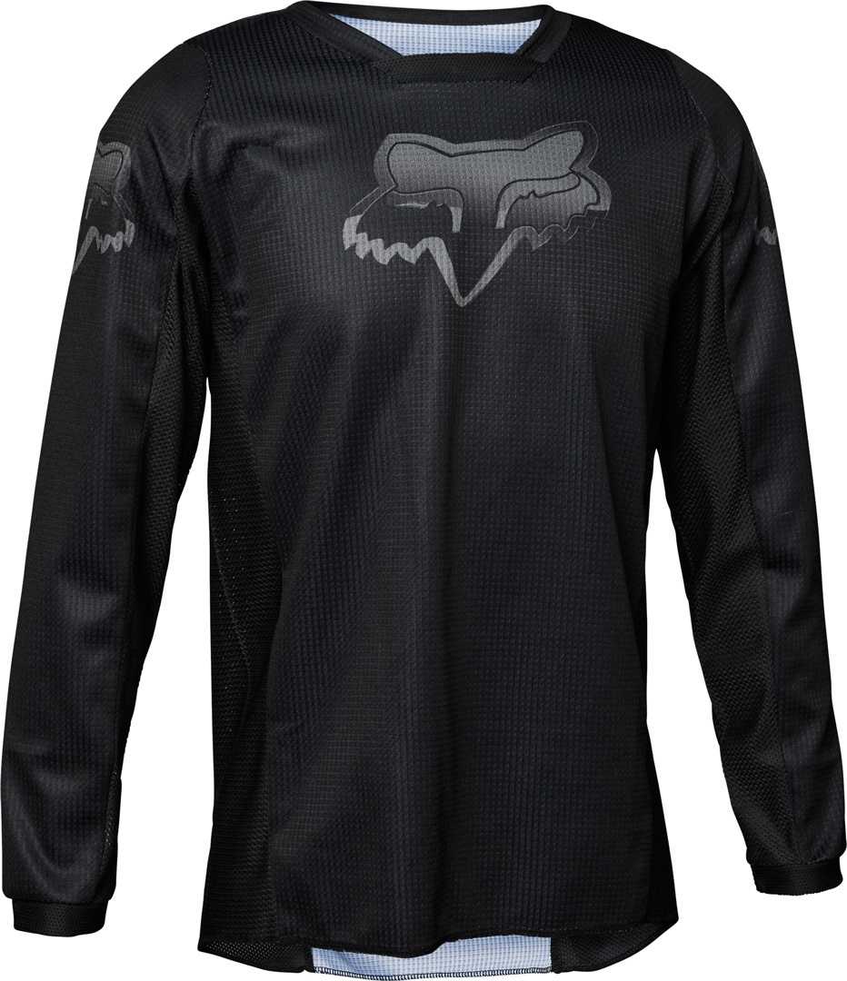 FOX 180 Blackout Motorcrossshirt voor kinderen, zwart, M