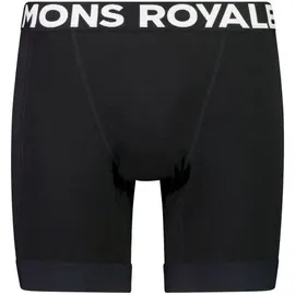Mons Royale Epic Merino Shift Unterhose mit Sitzpolster (Größe XL, schwarz)