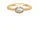 Elli Ring 925 Sterling Silber Verlobungsring in Gold | Gr.: 54