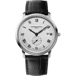 Frederique Constant Classics Slimline Gents Small Seconds FC-245M5S6 - Guilloché,silber,schwarz - 39mm