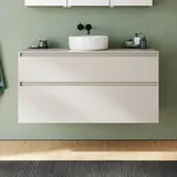 Burgbad Waschtischunterschrank 2 Auszüge 120 x 55,2 x 66,1 cm Basaltgrau Matt