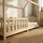 ecomi Hausbett 80 x 160 cm Kiefer massiv natur