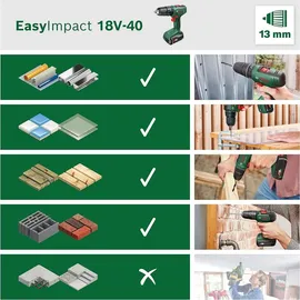 Bosch EasyImpact 18V-40 ohne Akku 06039D8100