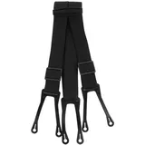 MILISTEN Hockey-hüftstütze Traktionsgurt-hosenträger Für Hockeyhosen rutschfeste Hosenträger Eishockey Beschützer Schützende Hosenträger Gürtel Hosenträger Straps Black PVC