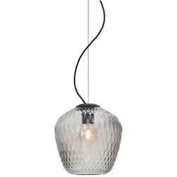 &Tradition - Blown SW3 Pendelleuchte, silber / Kabel schwarz