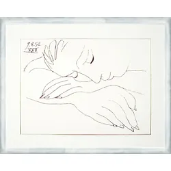 Gerahmtes-Bild PICASSO WOMAN