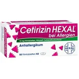 CETIRIZIN HEXAL Filmtabletten bei Allergien 50 St